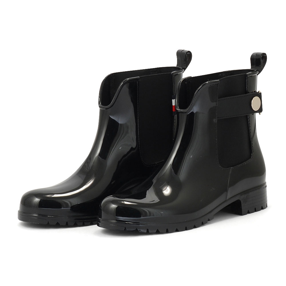 Tommy Hilfiger – Tommy Hilfiger Ankle Rainboot With Metal Detail FW0FW06777-BDS – 00873