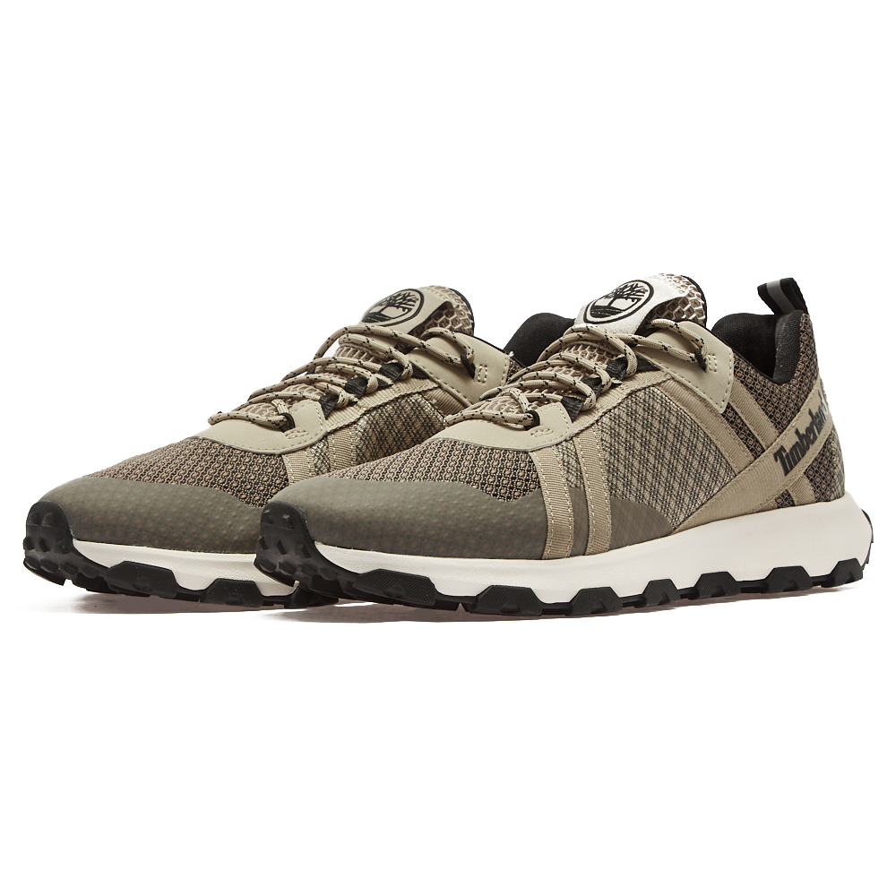Timberland – Winsor Trail Low Lace Up Sneaker Light Brown Mesh – TMEAB