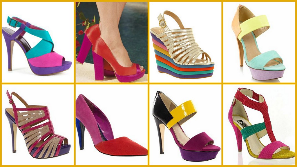 coloured shoes